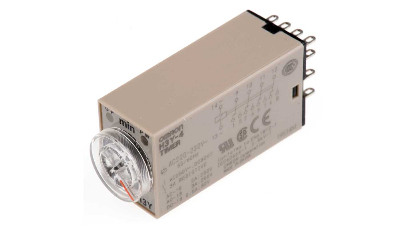 OMRON - H3Y-4 AC200-230 10M - Electronic Timers & Counters