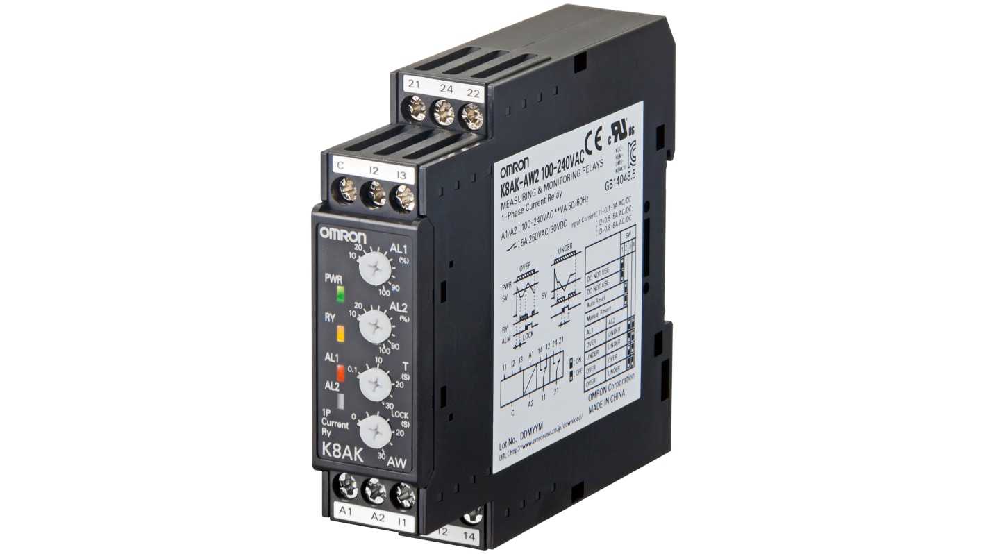 OMRON - K8AK-AW2 24VAC/DC - Solid State Overload Relays