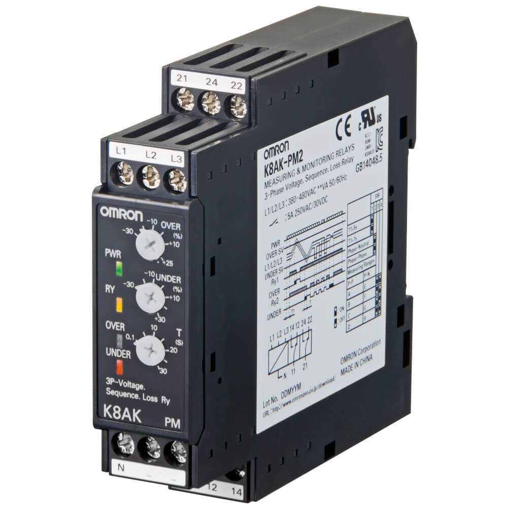 OMRON - K8AK-PM2 - Solid State Overload Relays