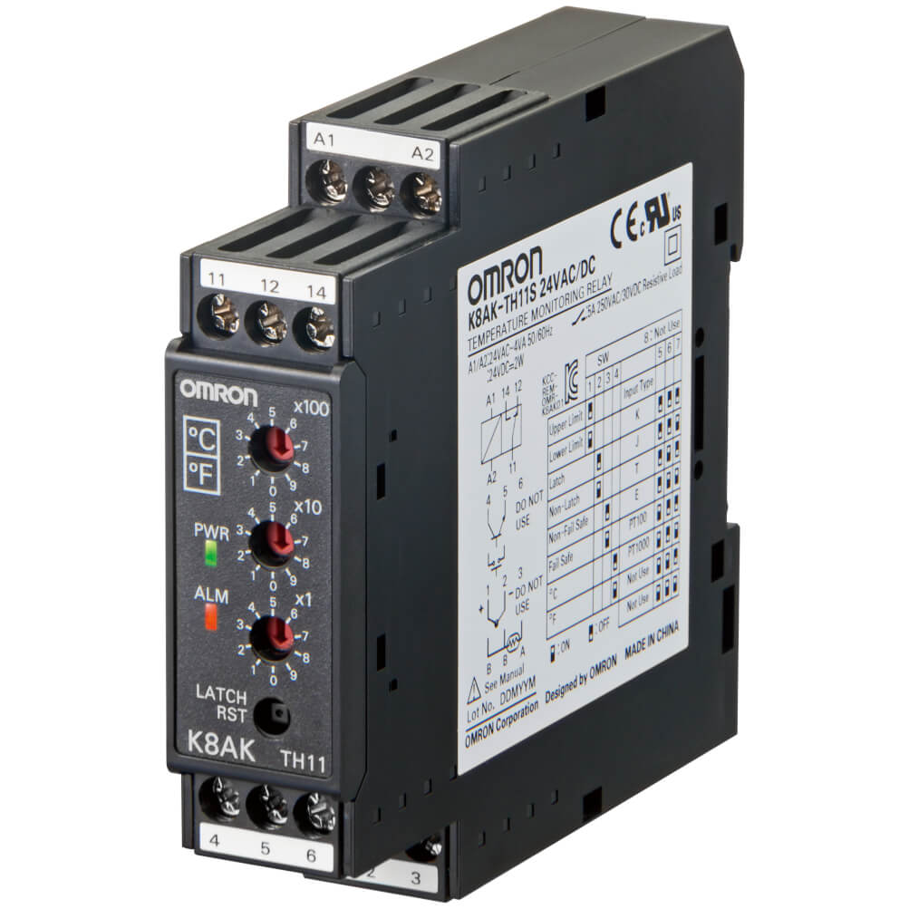 OMRON - K8AK-TH11S 100-240VAC - Solid State Overload Relays