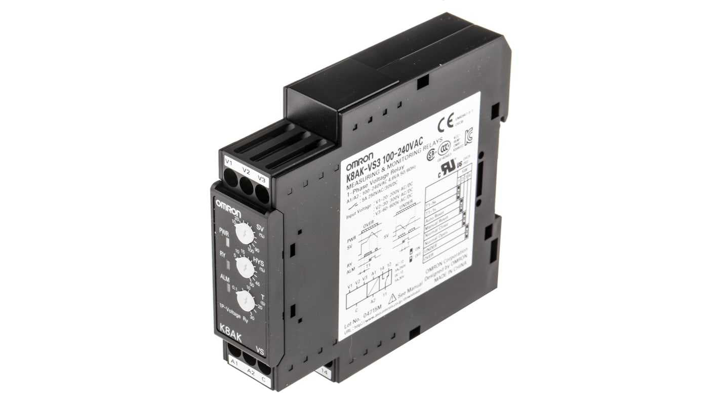 OMRON - K8AK-VS3 100-240VAC - Solid State Overload Relays