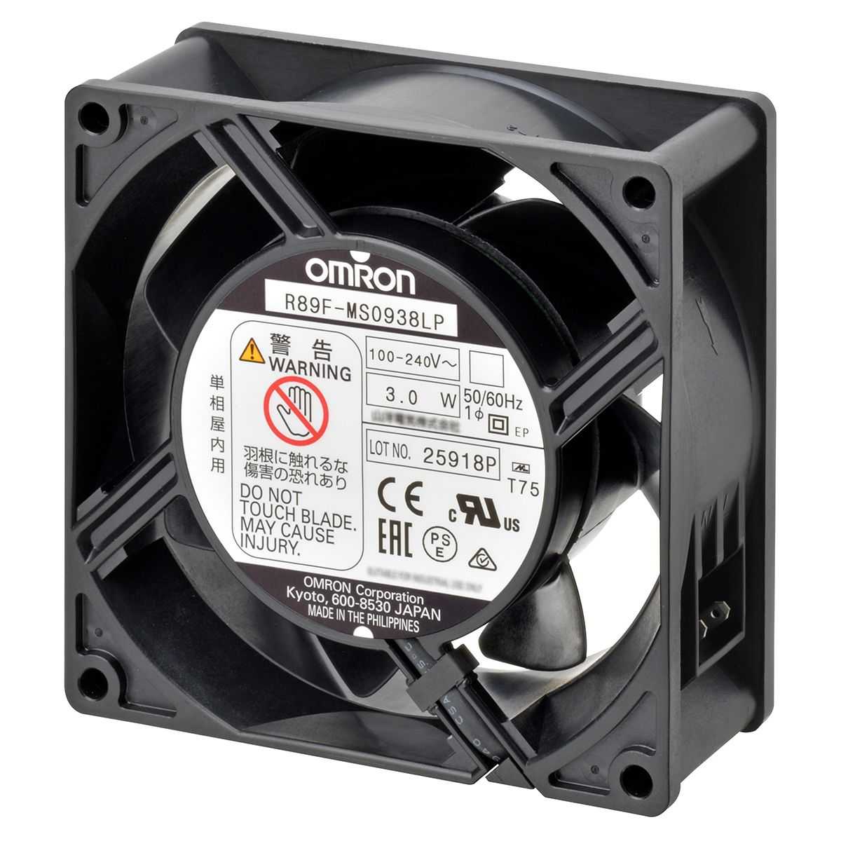 OMRON - R89F-MS1238HP-S2 - Fans & Thermal Management for Panels