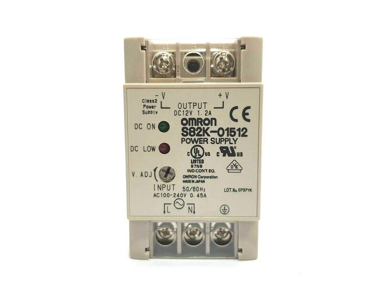 OMRON - S82K-01512 - Power Supplies
