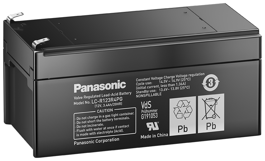 PANASONIC - LC-R123R4PG - Electronic Batteries