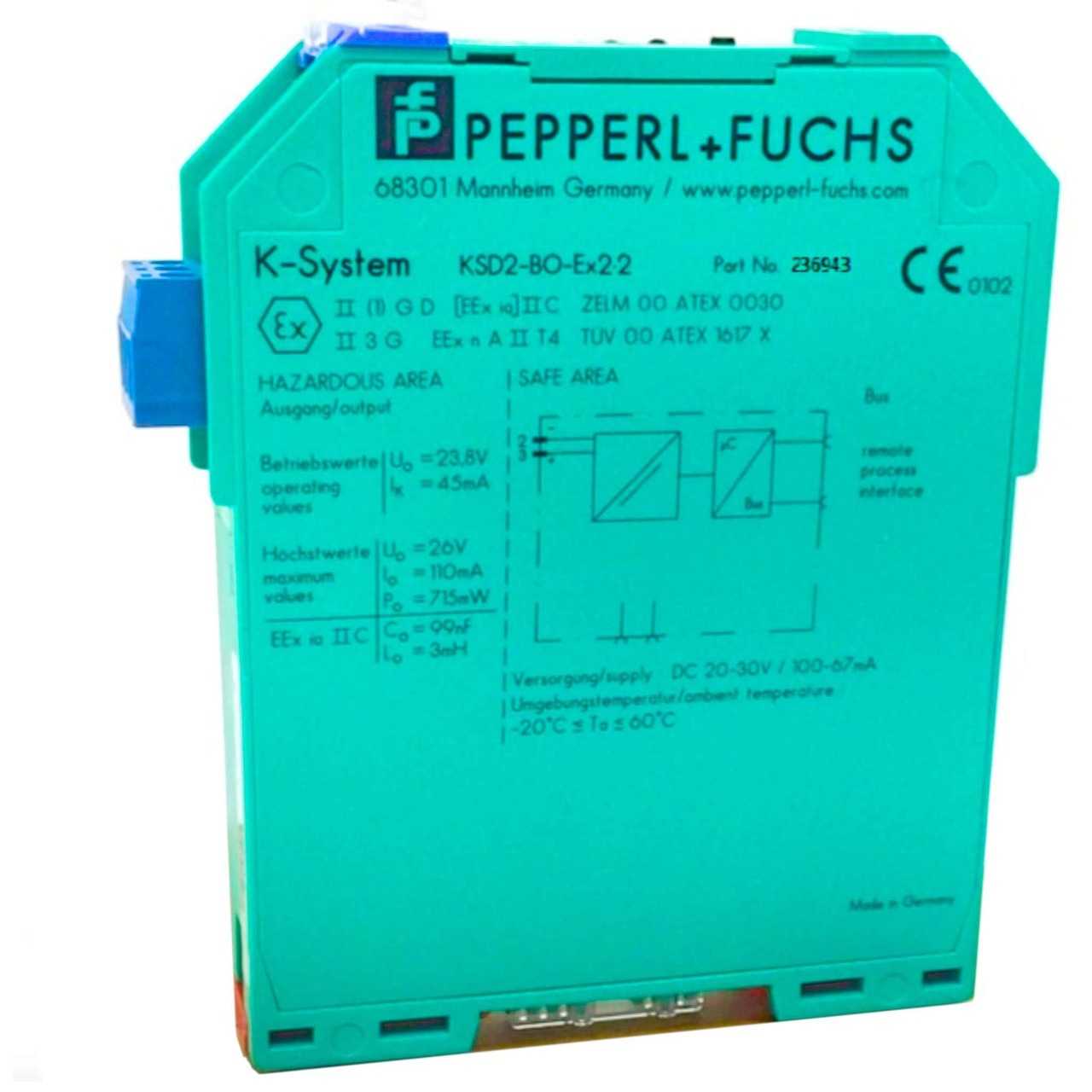 PEPPERL & FUCHS - KSD2-BO-EX2.2 - PLC Expansion Modules