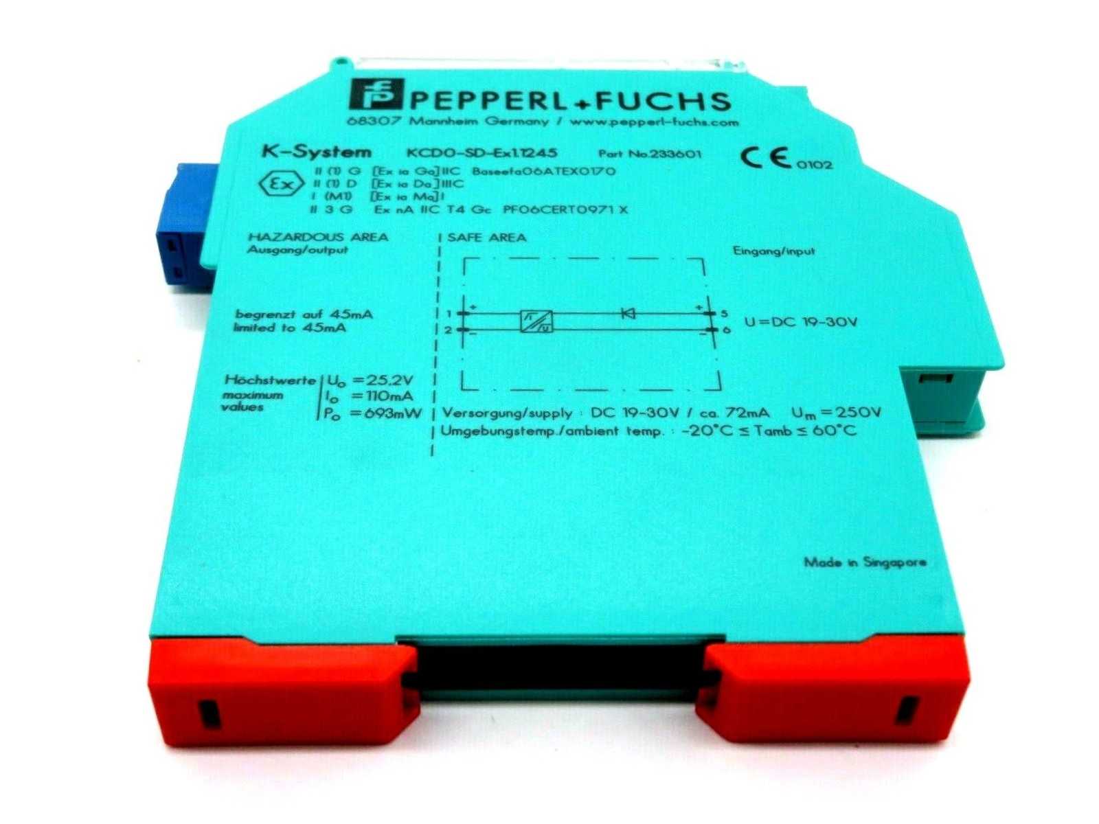 PEPPERL & FUCHS - KCD0-SD-EX1.1245 - NULL