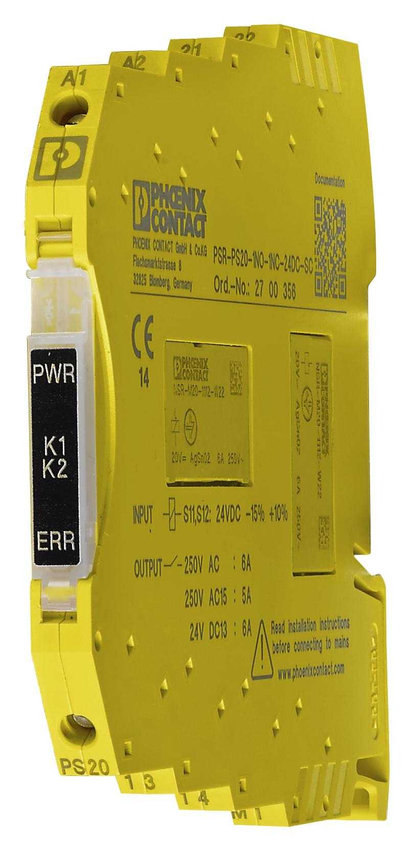 PHOENIX CONTACT - 2700356 - Safety Relays
