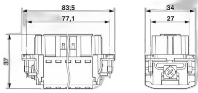PHOENIX CONTACT - HC-B16-I-PT-F 1407731 - Electrical Connectors, Terminals & Pins