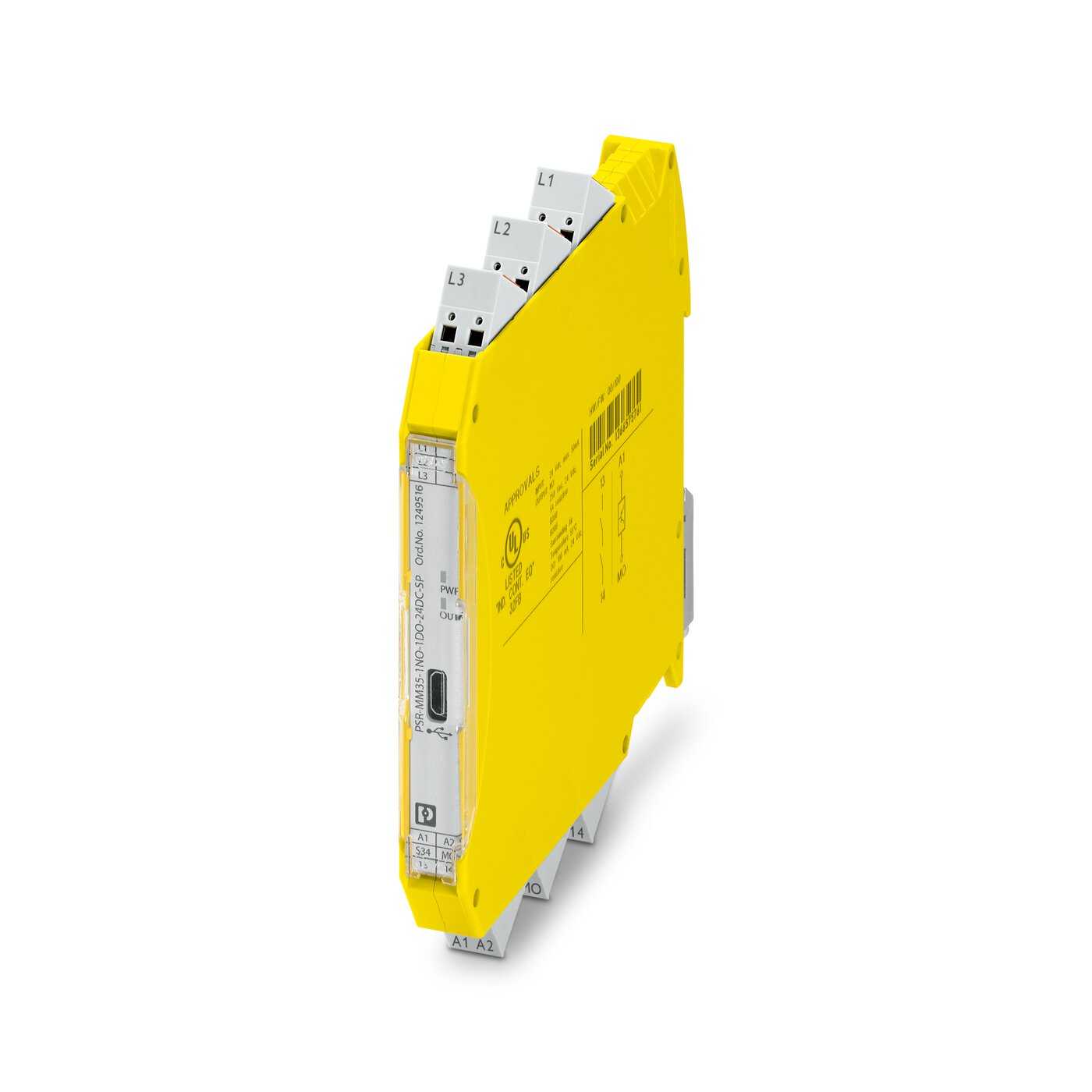 PHOENIX CONTACT - PSR-MM35-1NO-1DO-24DC-SP - Safety Relays