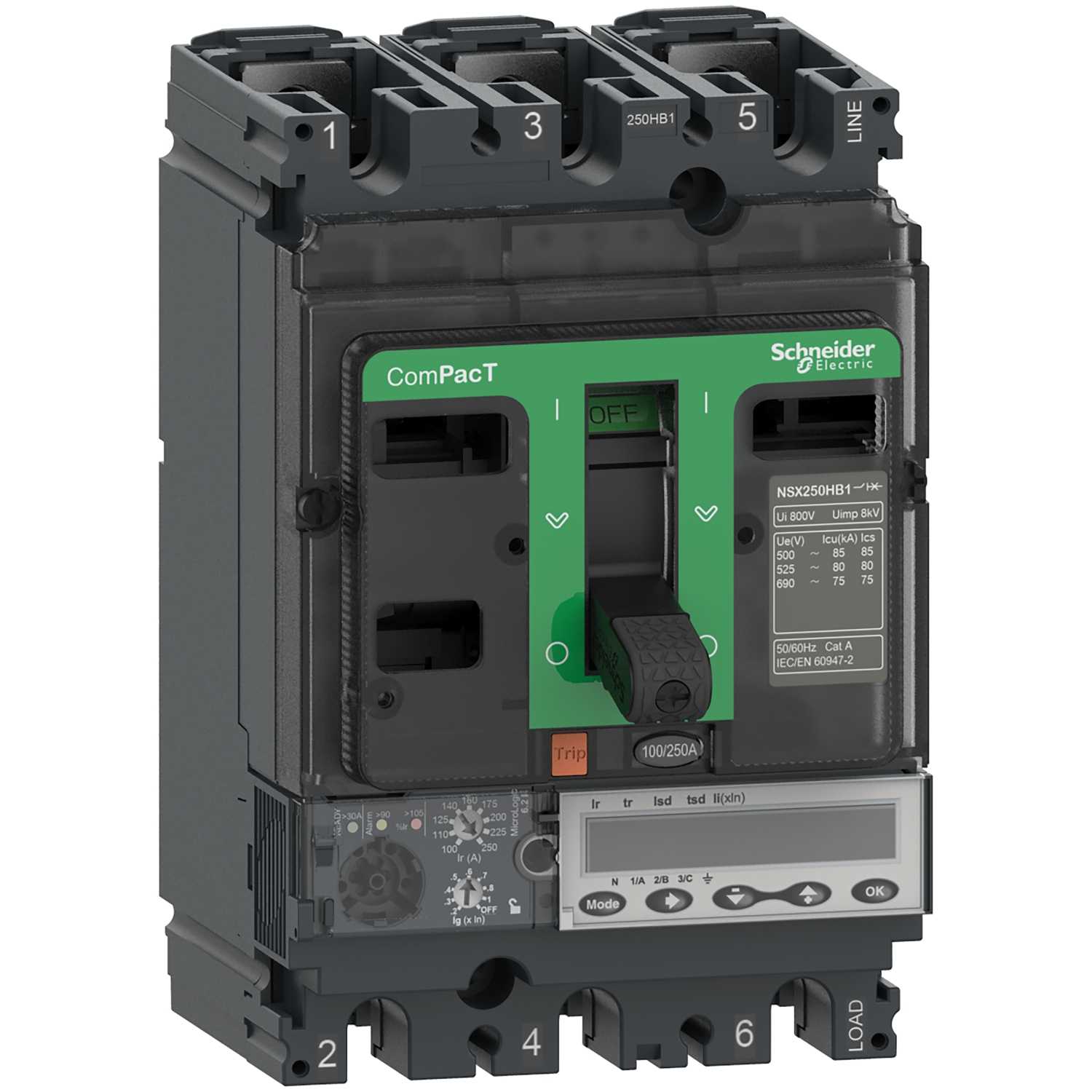 SCHNEIDER ELECTRIC - C25W46E250 - MCCB (Molded Case Circuit Breakers)