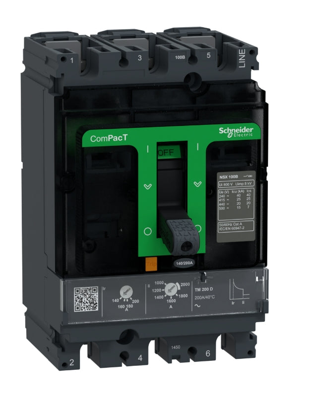 SCHNEIDER ELECTRIC - C16F3MA100 - Circuit Breakers
