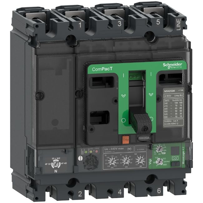 SCHNEIDER ELECTRIC - C16F44V160 - Circuit Breakers