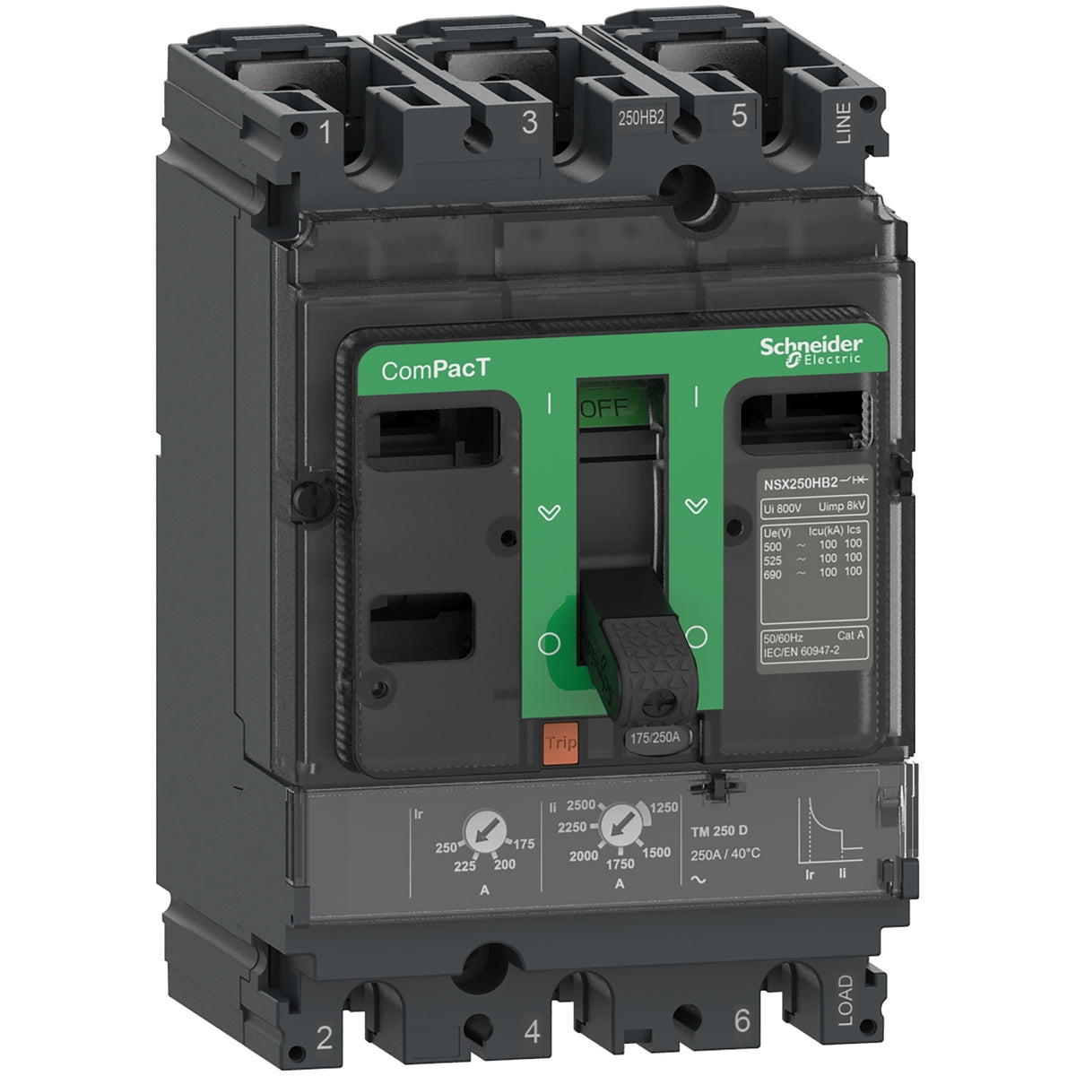 SCHNEIDER ELECTRIC - C25N3TM250 - Circuit Breakers