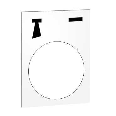 SCHNEIDER ELECTRIC - ZB2BY4935 - Switch Accessories