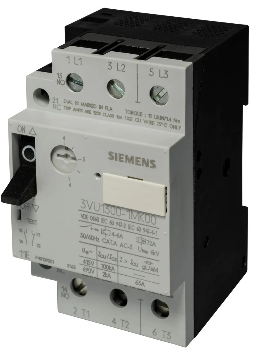 SIEMENS - 3VU1300-1MK00 - Motor Starters