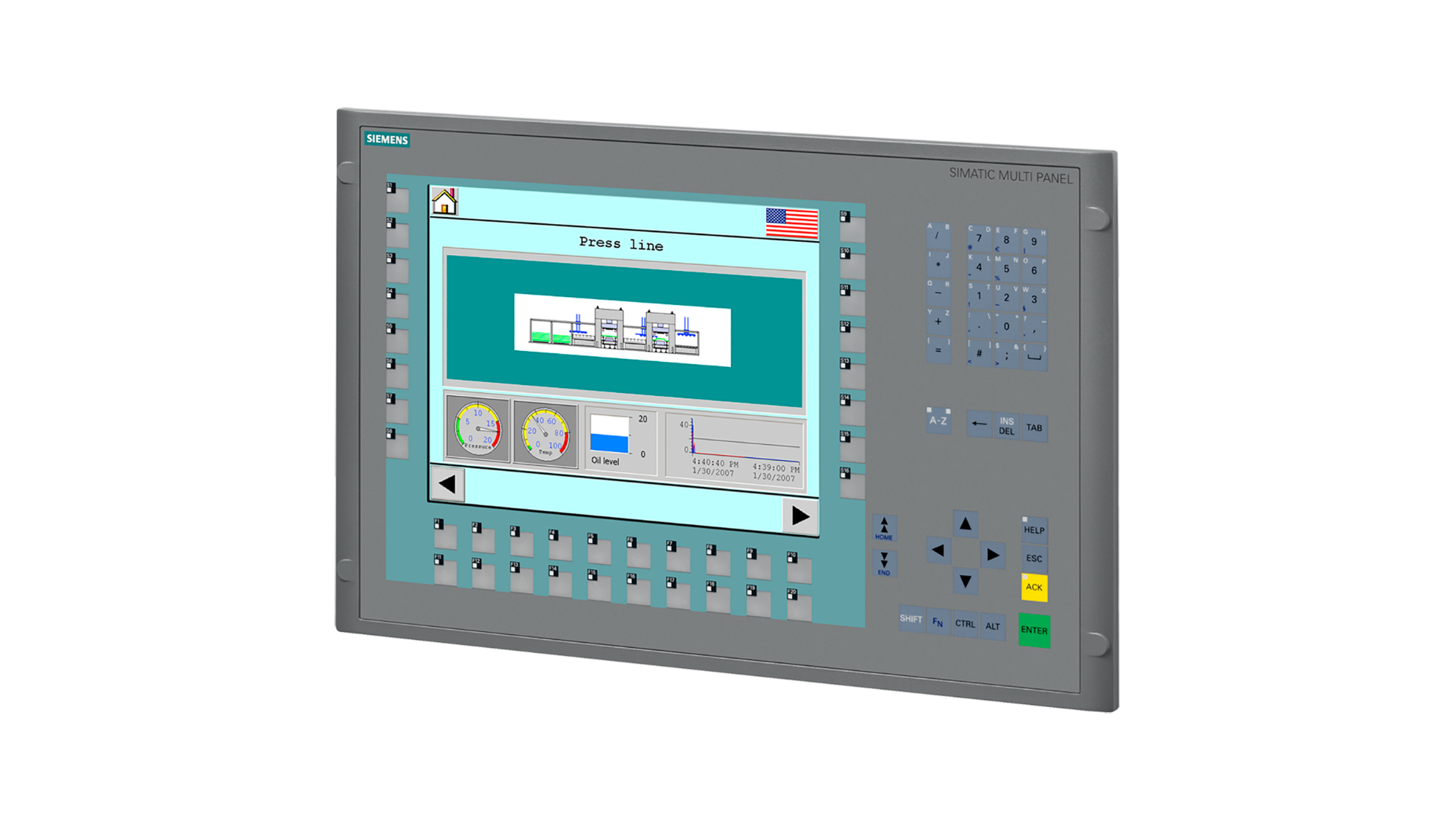 SIEMENS - 6AV6644-0BA01-2AX1 - HMI Operator Interfaces