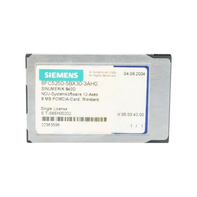 SIEMENS - 6FC5250-5BX30-3AH0 - PLCs (Programmable Logic Controllers)