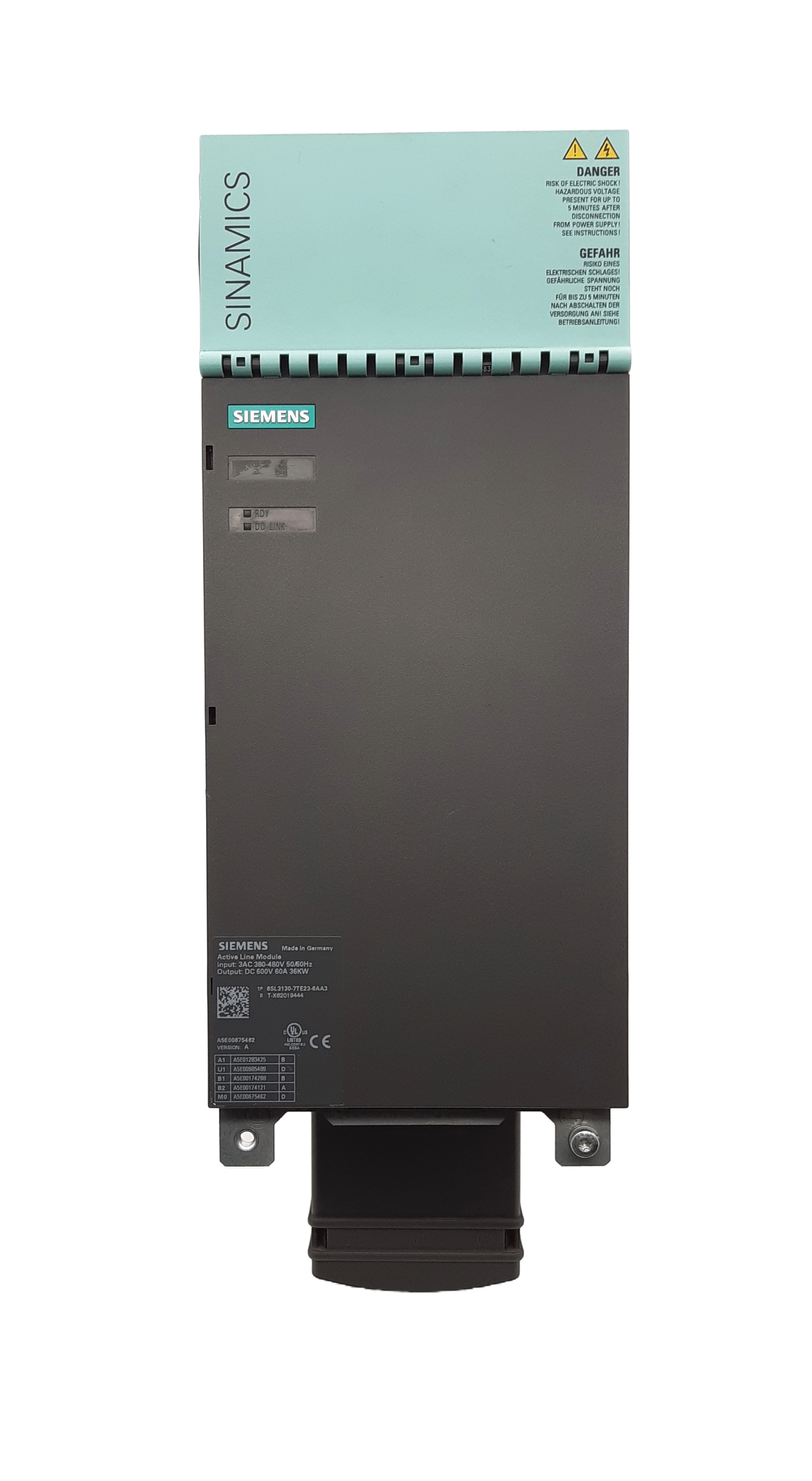 SIEMENS - 6SL3130-7TE23-6AA3 - Servo Drives & Controls