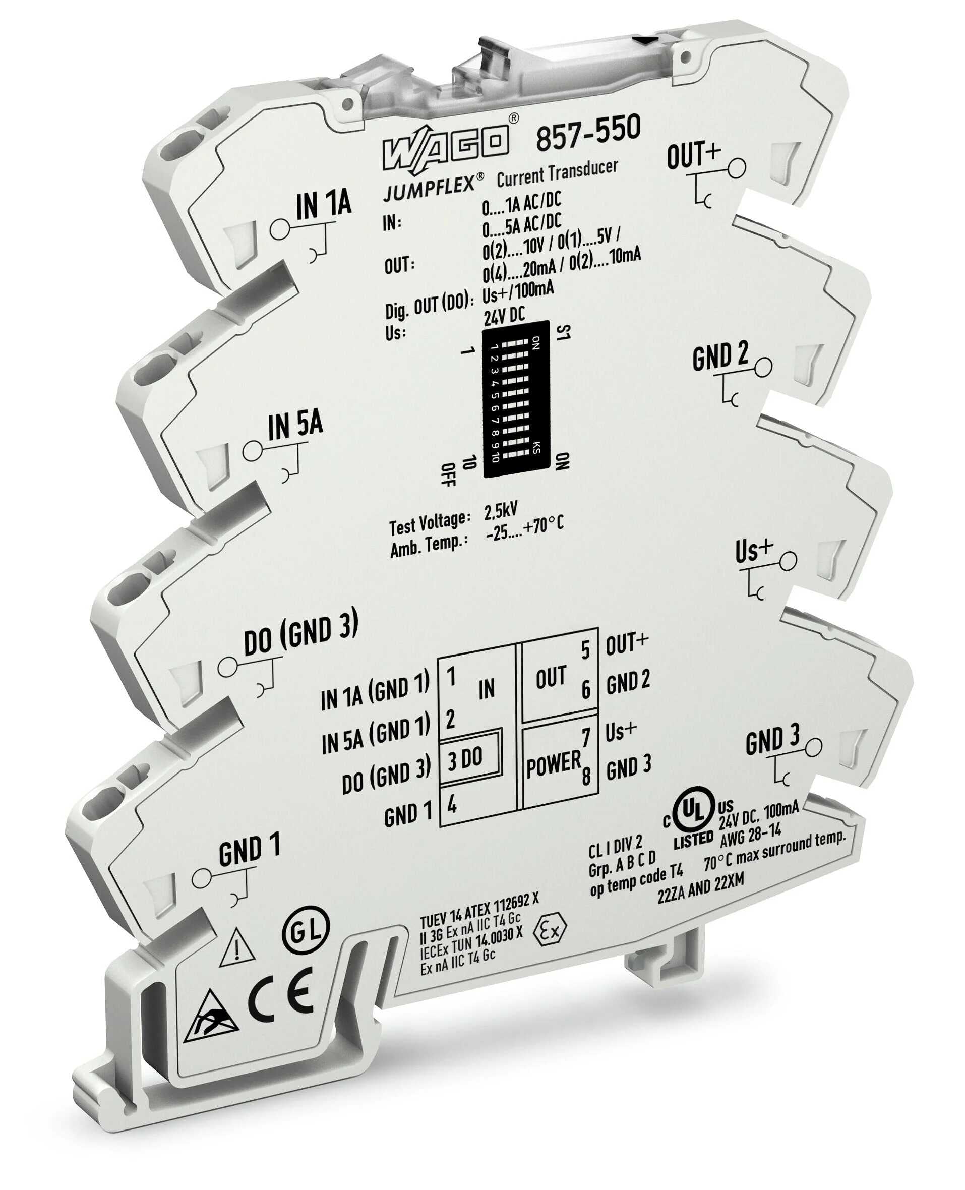 WAGO - 857-550 - Signal Conditioners & Transmitters