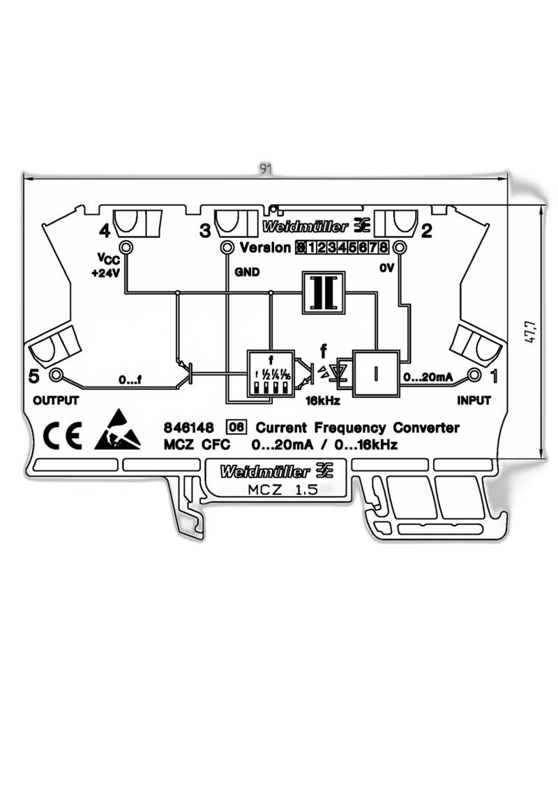 WEIDMULLER - 8461480000 - Signal Conditioners & Transmitters