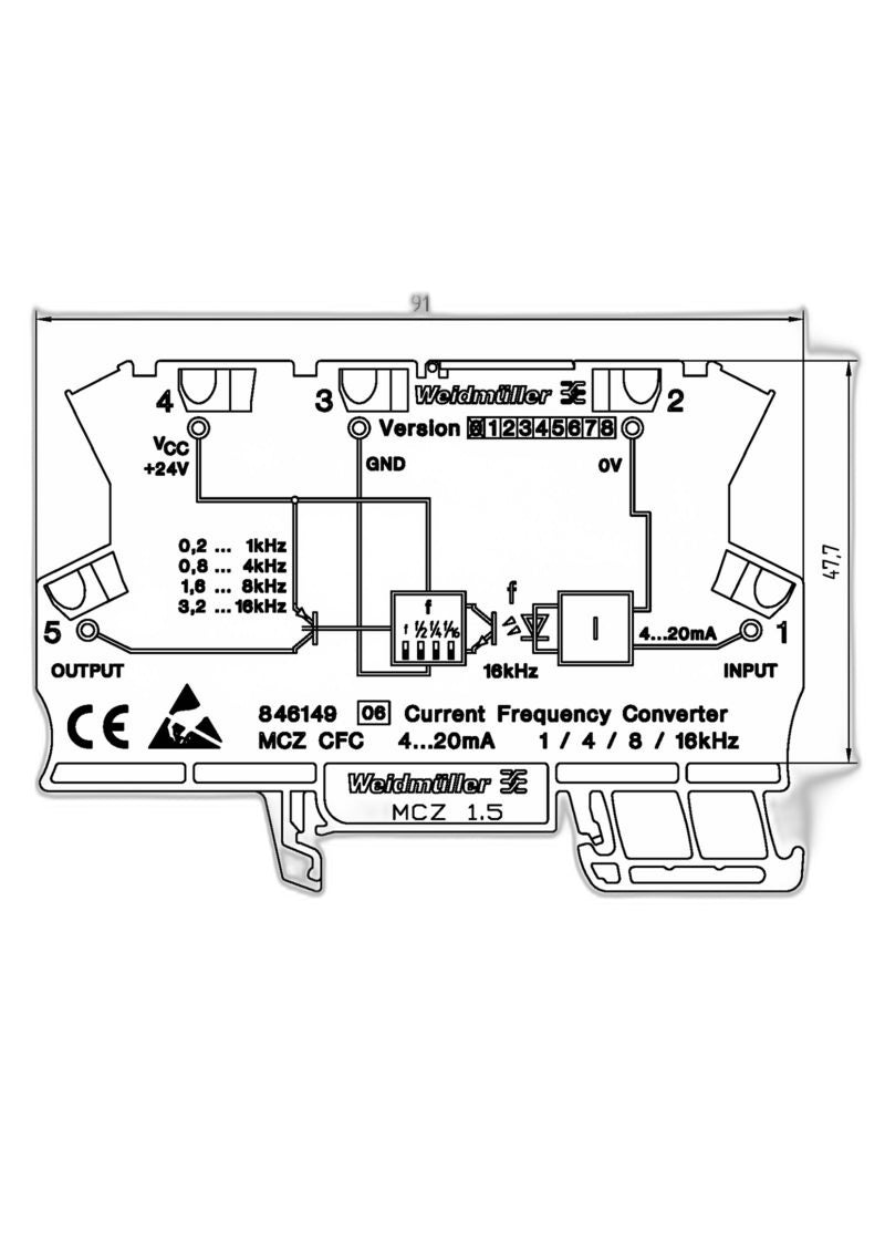 WEIDMULLER - 8461490000 - Signal Conditioners & Transmitters