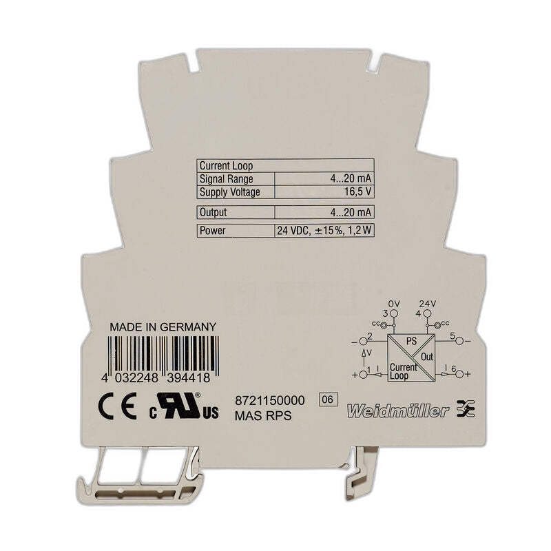 WEIDMULLER - 8721150000 - Signal Conditioners & Transmitters