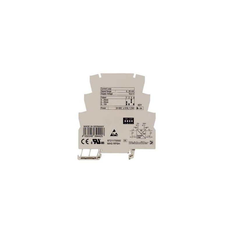 WEIDMULLER - 8721170000 - Signal Conditioners & Transmitters