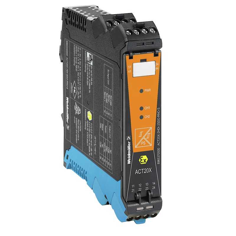 WEIDMULLER - 8965360000 - Signal Conditioners & Transmitters