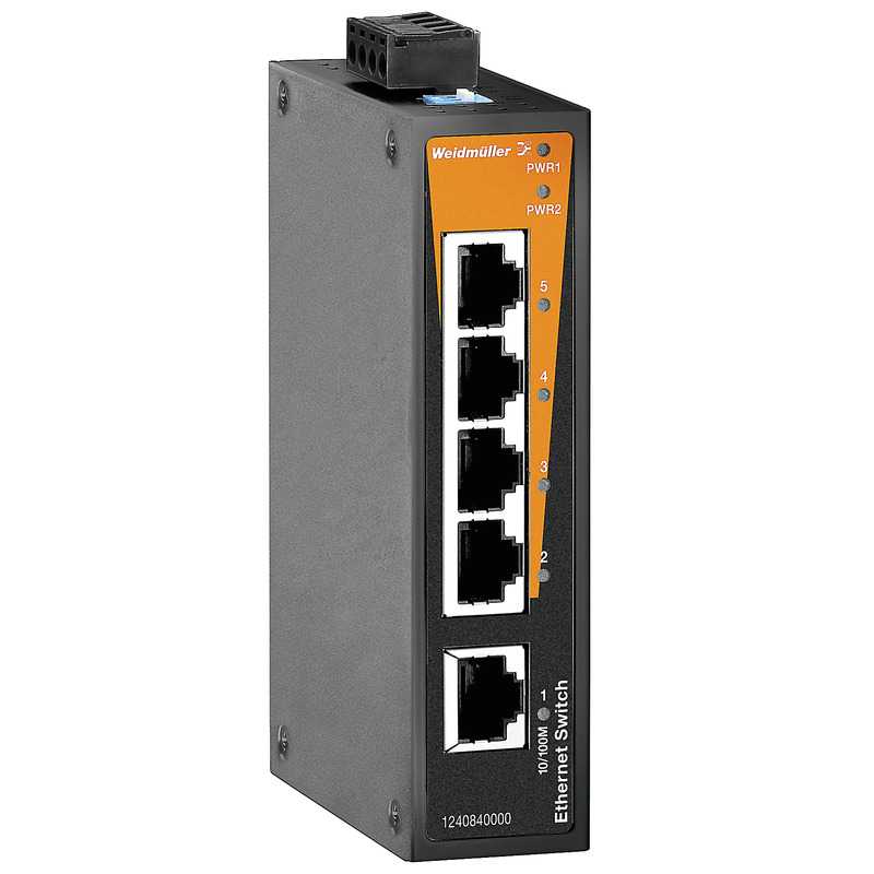 WEIDMULLER - IE-SW-BL05-5TX - Network Devices