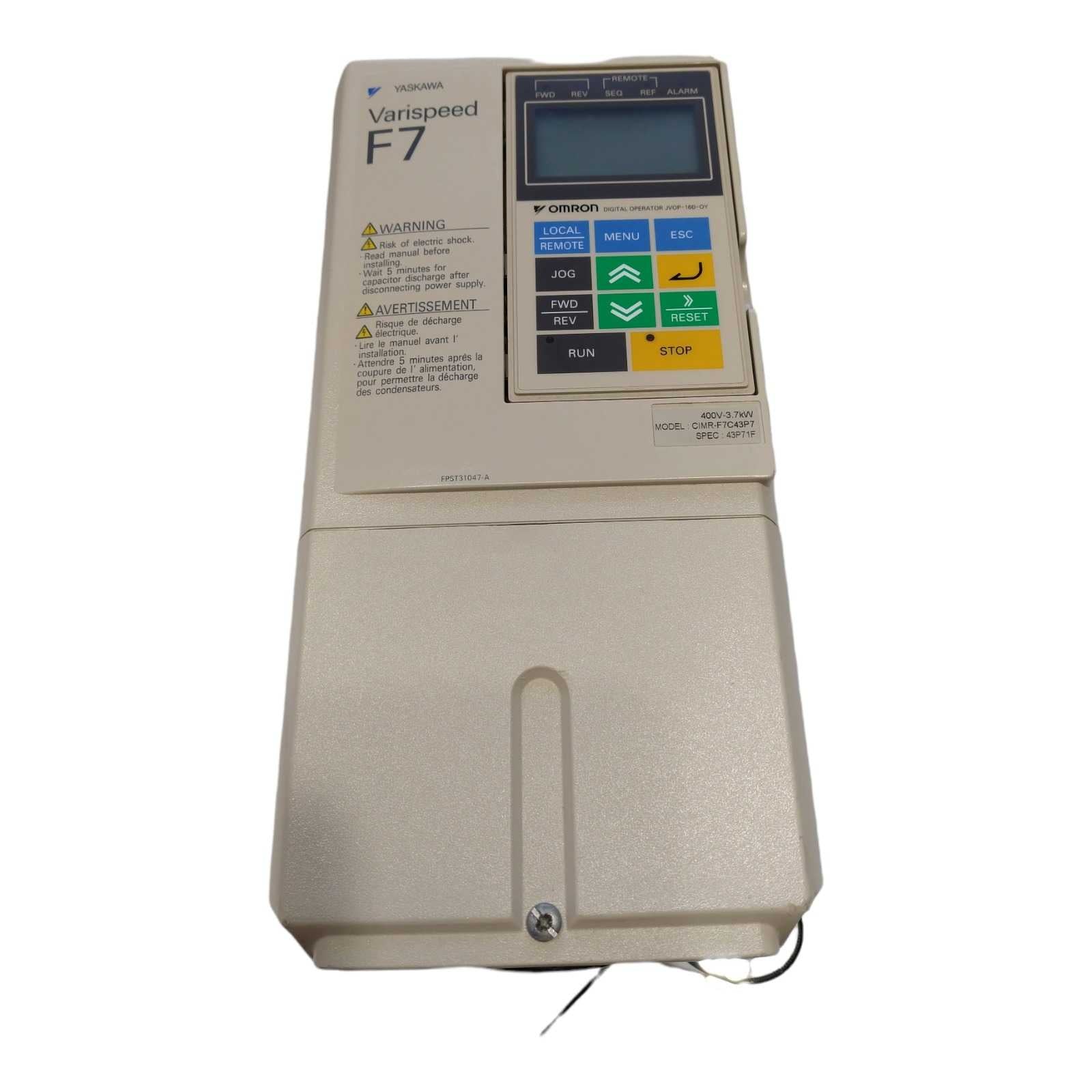 YASKAWA ELECTRIC - CIMR-F7C43P7 - Motor Drives