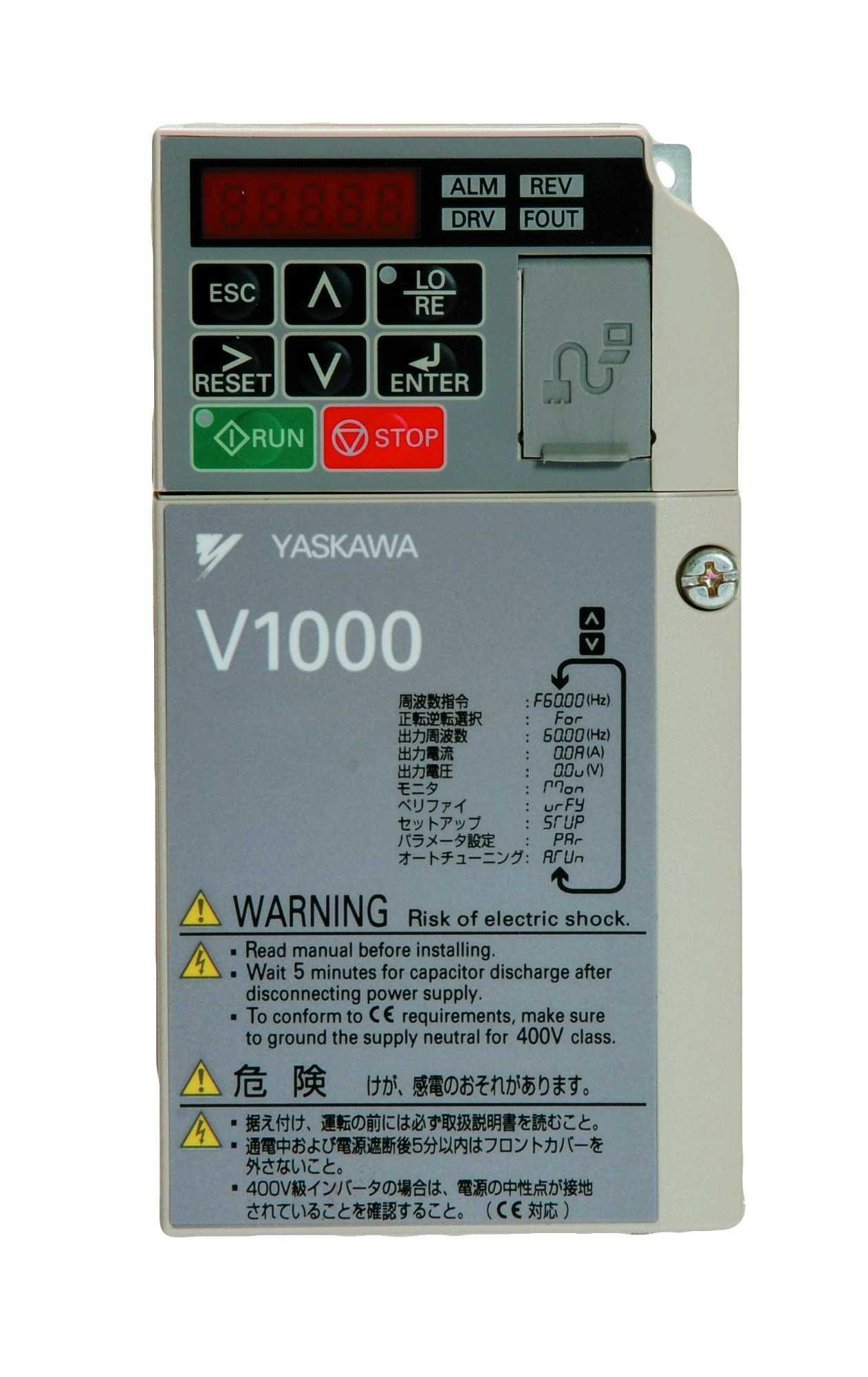 YASKAWA ELECTRIC - CIMR-VU4A0009JAB - Motor Drives