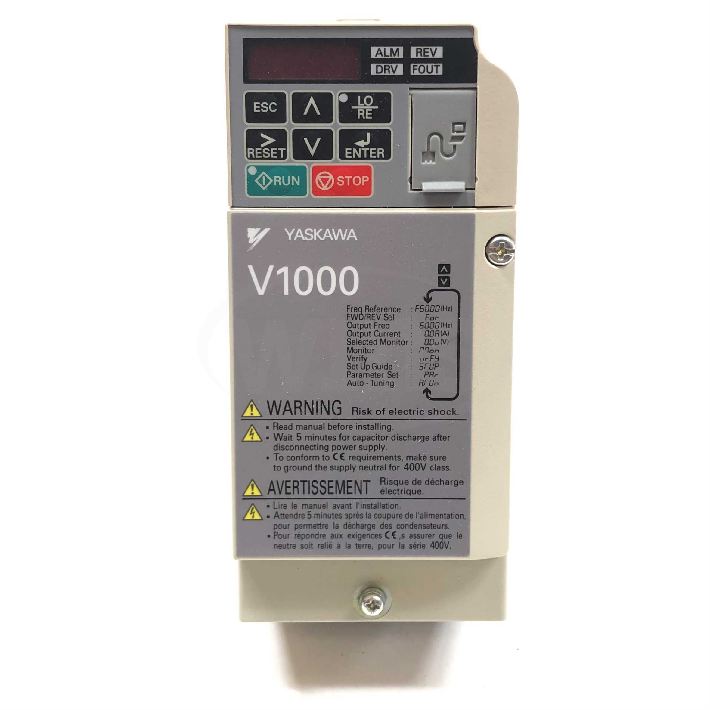YASKAWA ELECTRIC - CIMR-VUBA0003FAA - Motor Drives