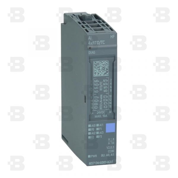 6ES7134-6JD00-0CA1 SIMATIC ET 200SP, ANALOG INPUT MODULE, AI 4XRTD/TC HIGH FEATURE