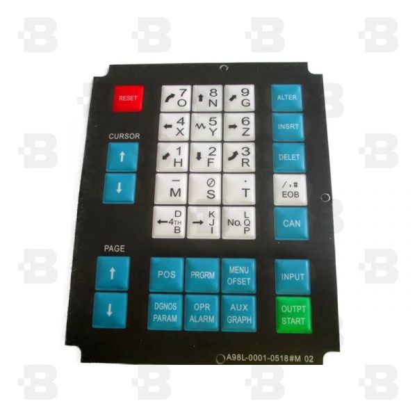 A98L-0001-0518#M02 KEY SHEET FOR SMALL-T ENGLISH FS-0T SMALL KEY